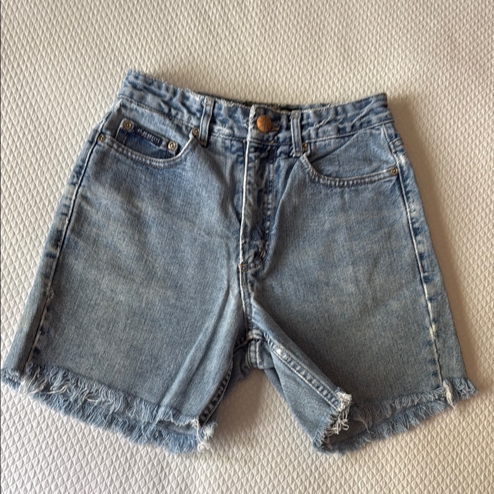 Z. Cavaricci Denim Blue Women Shorts Patched Pocket Size 27‎